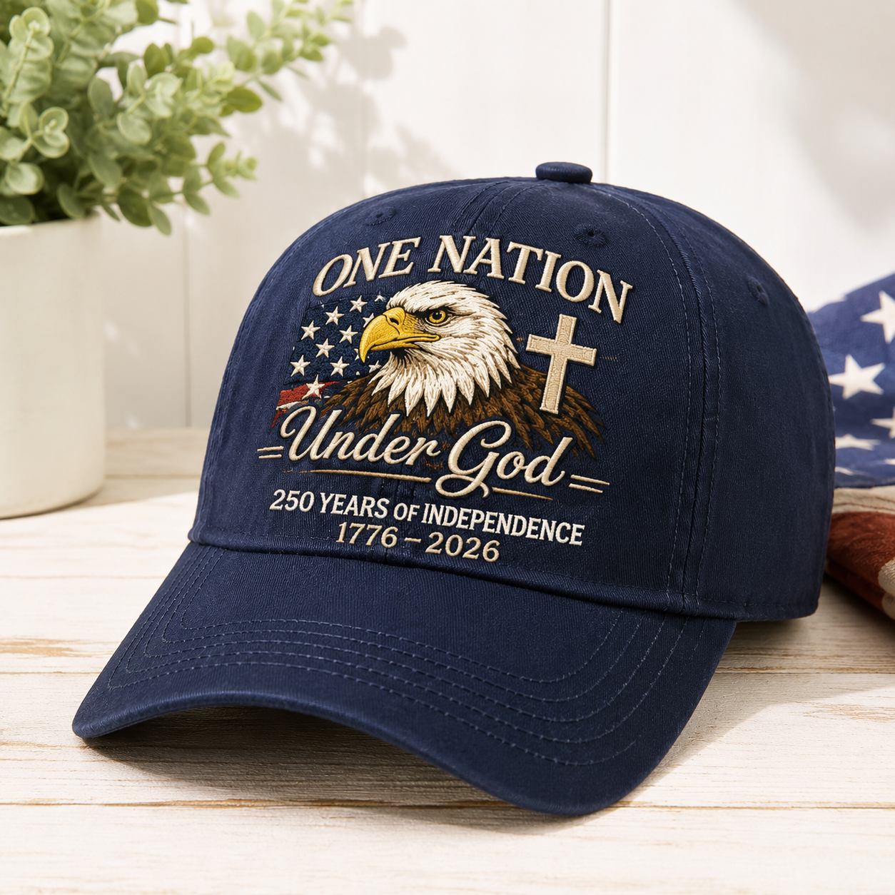 Personalized Independence Day Hat Custom 250 Years Gift Idea