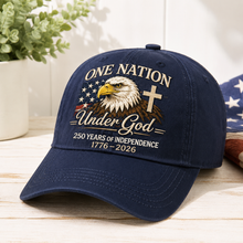 Load image into Gallery viewer, Personalized Independence Day Hat Custom 250 Years Gift Idea
