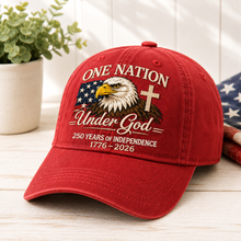 Load image into Gallery viewer, Personalized Independence Day Hat Custom 250 Years Gift Idea
