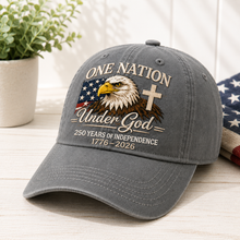 Load image into Gallery viewer, Personalized Independence Day Hat Custom 250 Years Gift Idea
