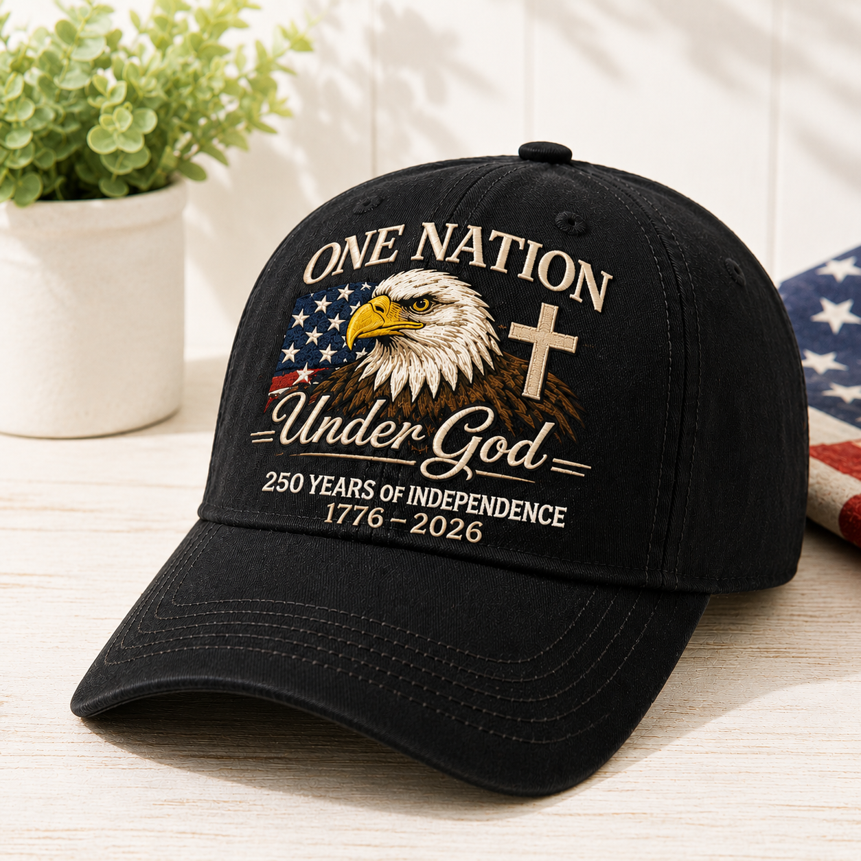 Personalized Independence Day Hat Custom 250 Years Gift Idea