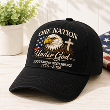 Load image into Gallery viewer, Personalized Independence Day Hat Custom 250 Years Gift Idea
