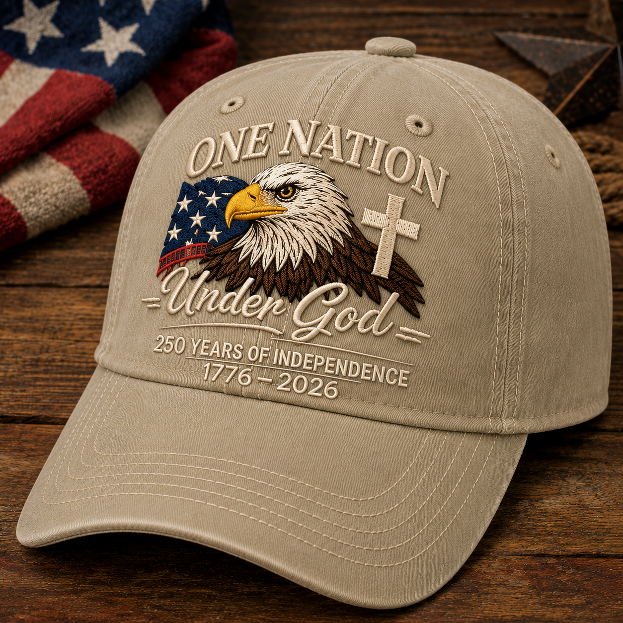 Personalized Independence Day Hat Custom 250 Years Gift Idea