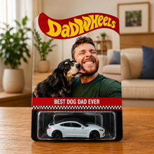 Load image into Gallery viewer, Personalized Photo Hot Wheels Dog Dad Gift Custom Design
