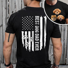 Load image into Gallery viewer, Personalized Dog Dad T-Shirt Custom Photo Gift for Father
