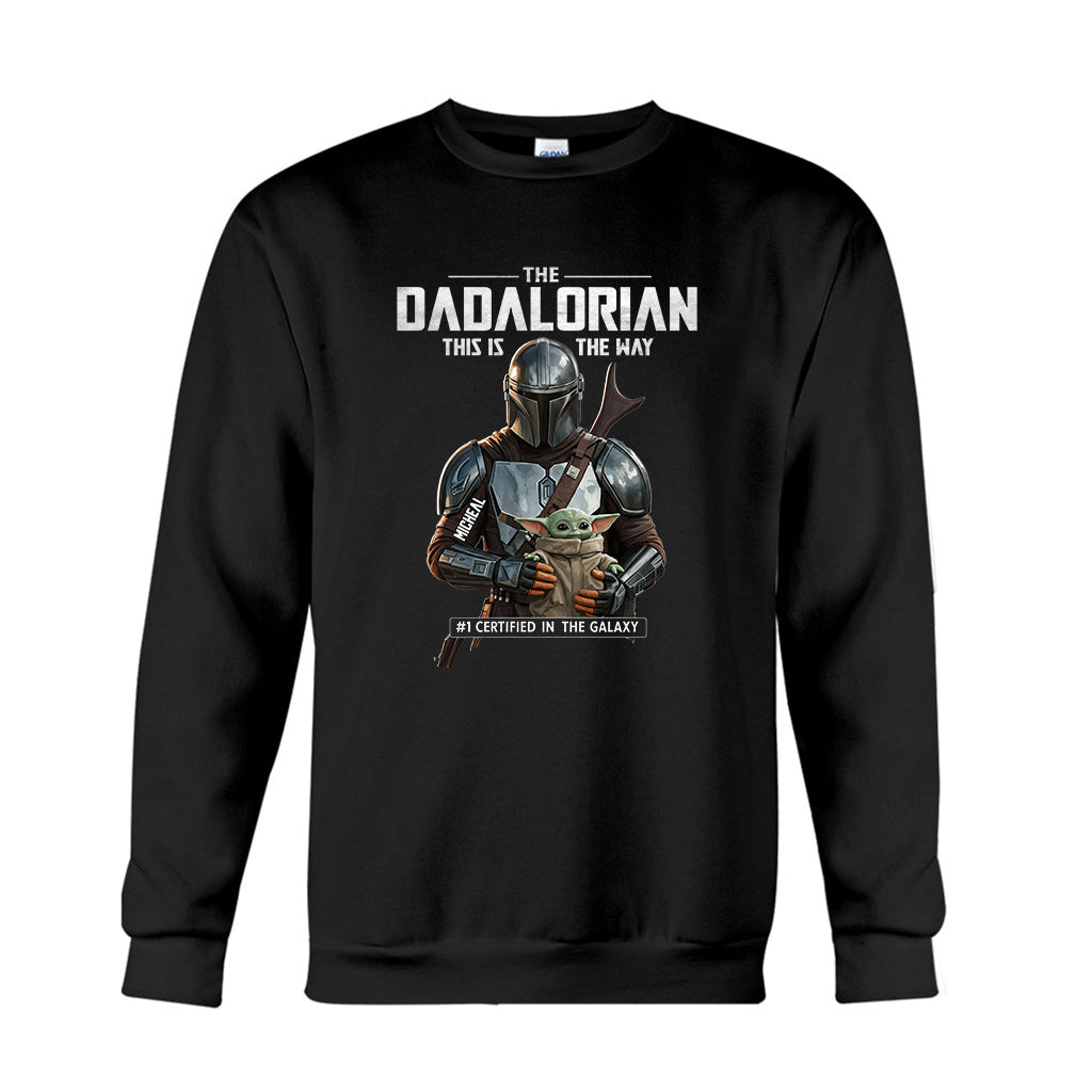 Personalized Dadalorian This Is The Way T-shirt & Hoodie Gift for Dad
