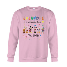 Load image into Gallery viewer, Personalized 'Everyone Is Welcome Here' T-shirt &amp; Hoodie for Kids
