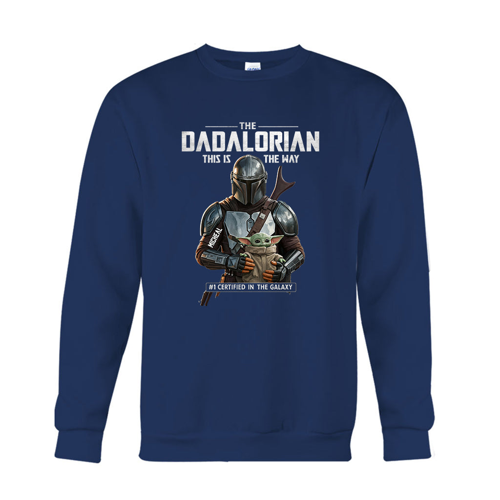 Personalized Dadalorian This Is The Way T-shirt & Hoodie Gift for Dad