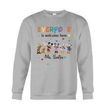Load image into Gallery viewer, Personalized 'Everyone Is Welcome Here' T-shirt &amp; Hoodie for Kids
