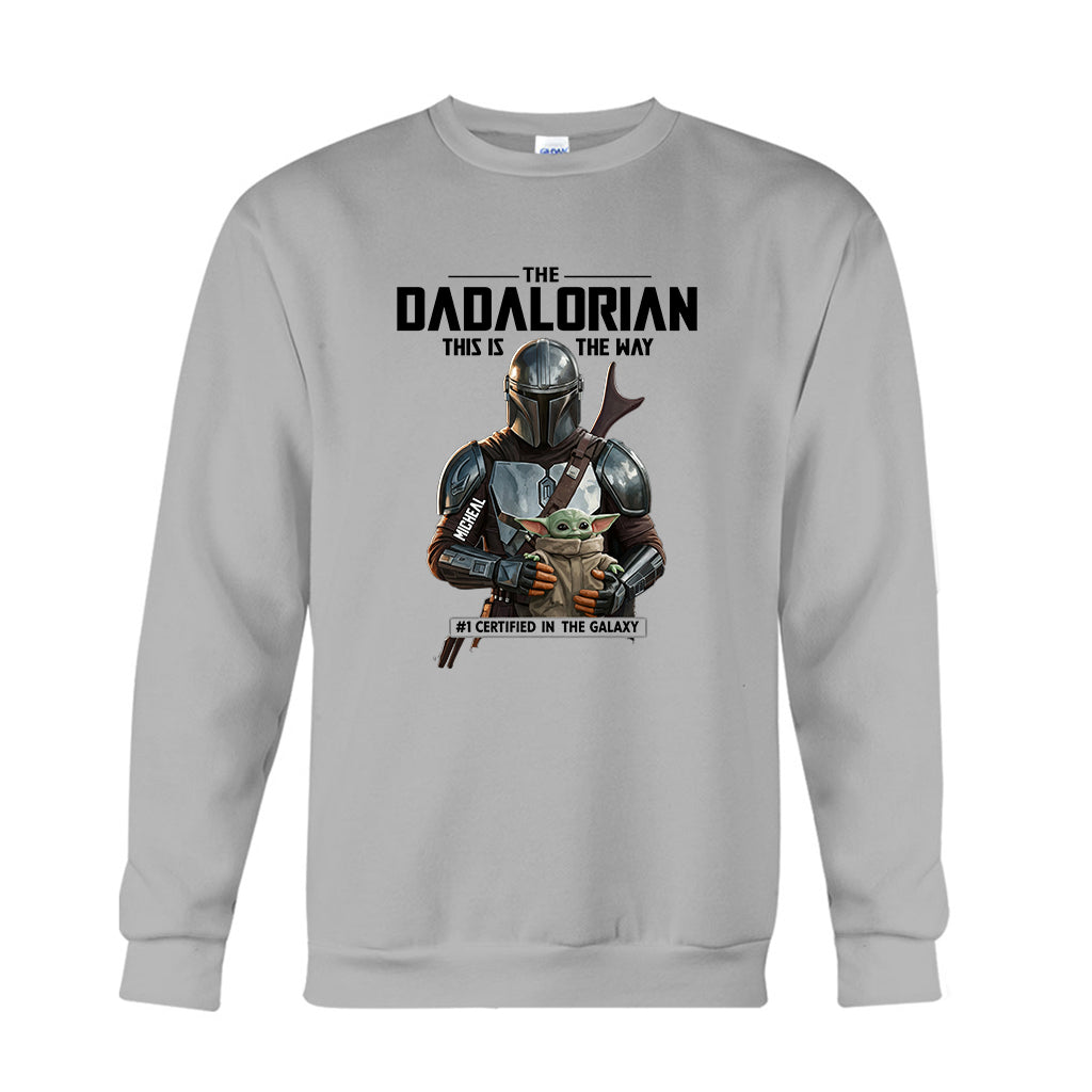 Personalized Dadalorian This Is The Way T-shirt & Hoodie Gift for Dad