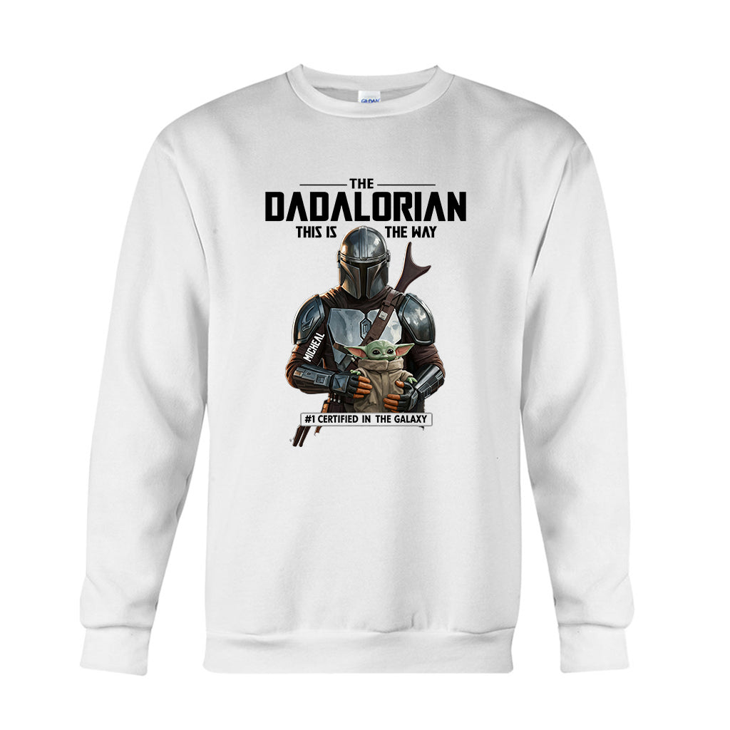 Personalized Dadalorian This Is The Way T-shirt & Hoodie Gift for Dad
