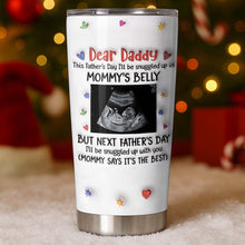 Load image into Gallery viewer, Personalized Stainless Steel Tumbler for Dad Ultrasound Photo Gift
