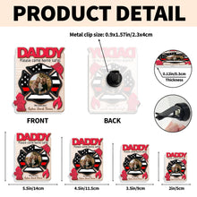 Load image into Gallery viewer, Custom Car Vent Clip Personalized Firefighter Badge Gift for Dad
