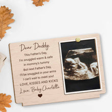 Load image into Gallery viewer, Personalized Wood Plaque Custom Photo Gift for Dad Father's Day
