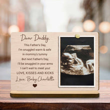 Load image into Gallery viewer, Personalized Wood Plaque Custom Photo Gift for Dad Father's Day
