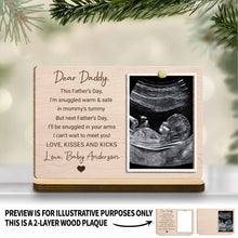Load image into Gallery viewer, Personalized Wood Plaque Custom Photo Gift for Dad Father's Day
