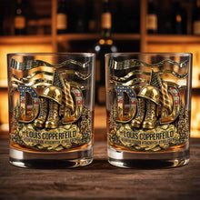 Load image into Gallery viewer, Personalized Custom Whiskey Glass for Dad with 3D Design
