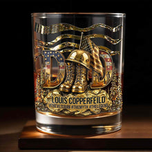 Load image into Gallery viewer, Personalized Custom Whiskey Glass for Dad with 3D Design
