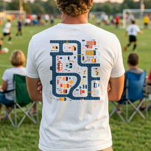 Load image into Gallery viewer, Personalized City Road Map Custom T-Shirt for Dad Gift
