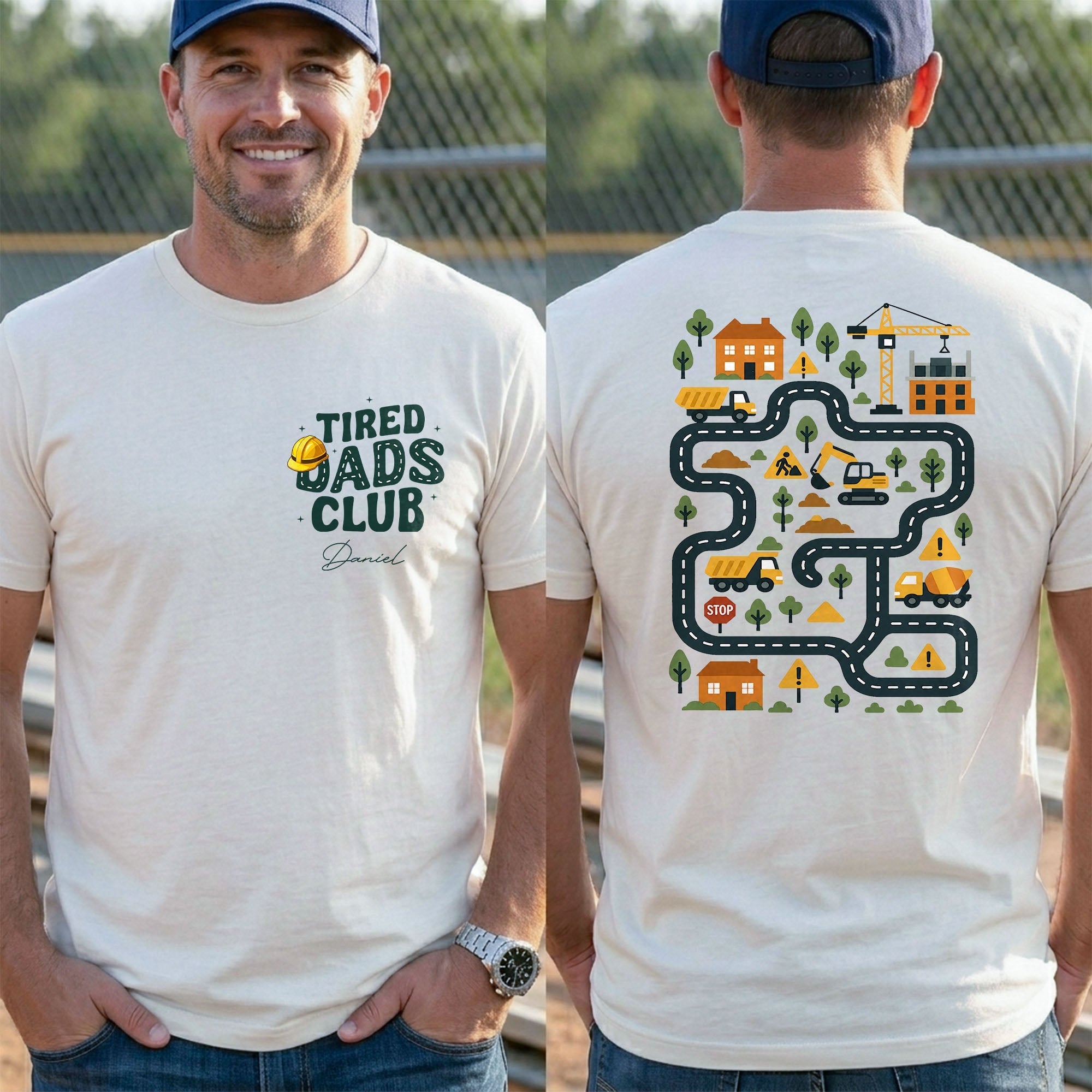 Personalized T-Shirt for Dad with Custom Text & Design