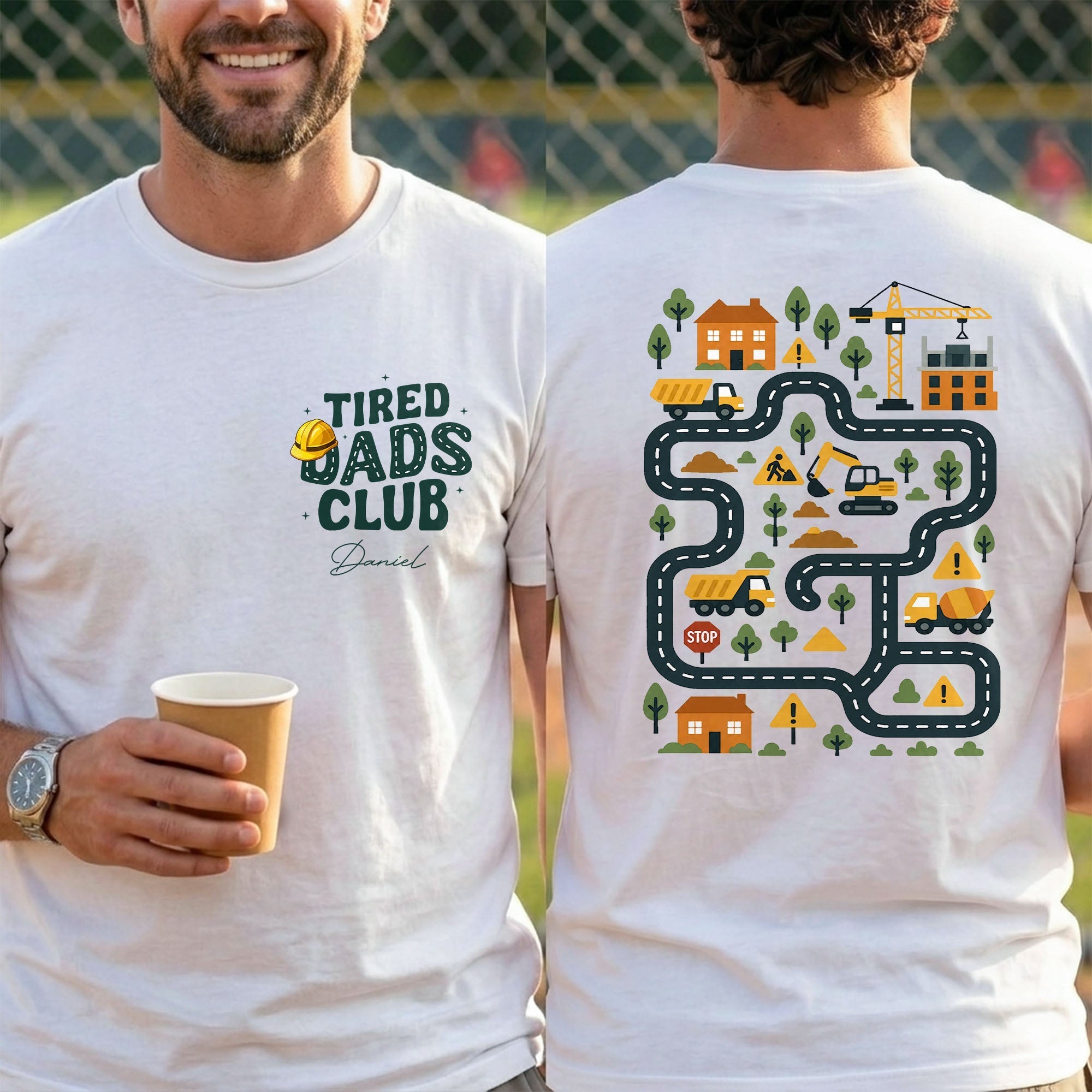 Personalized T-Shirt for Dad with Custom Text & Design