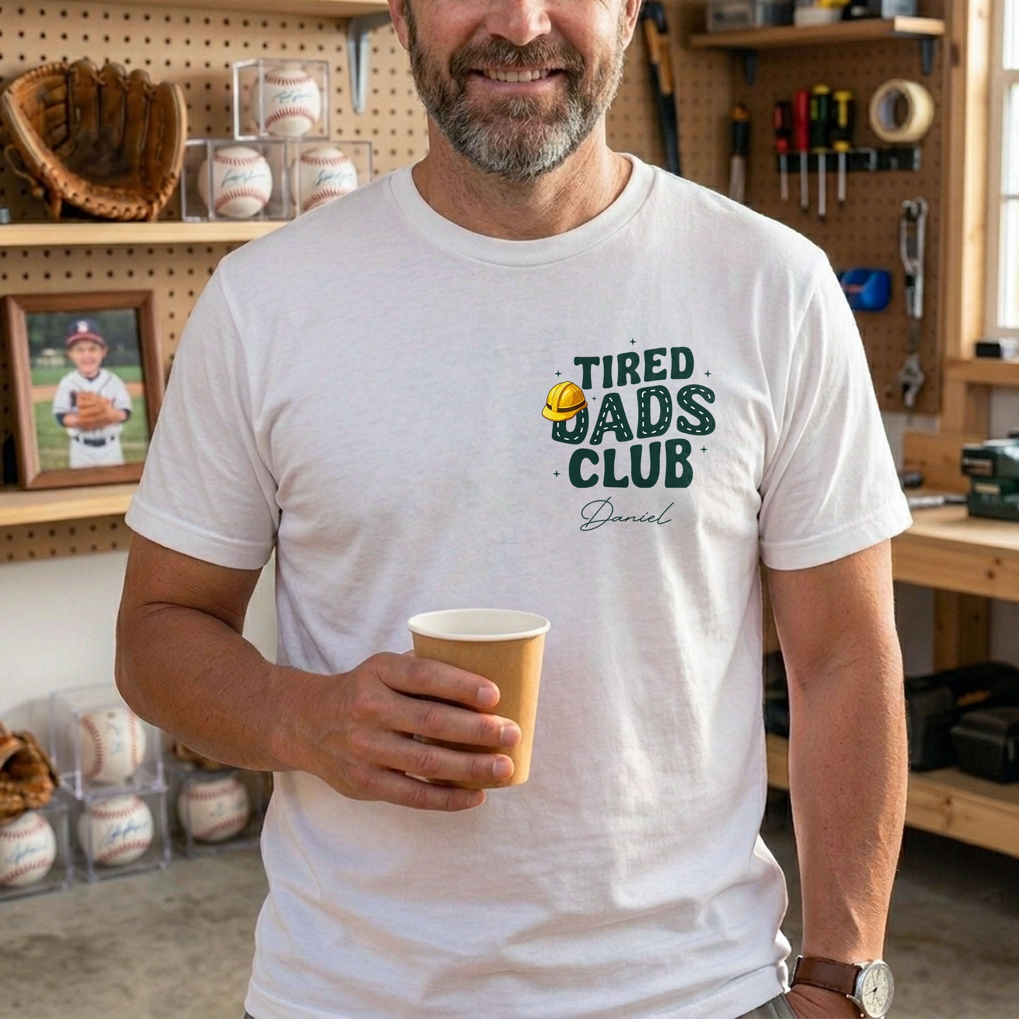 Personalized T-Shirt for Dad with Custom Text & Design
