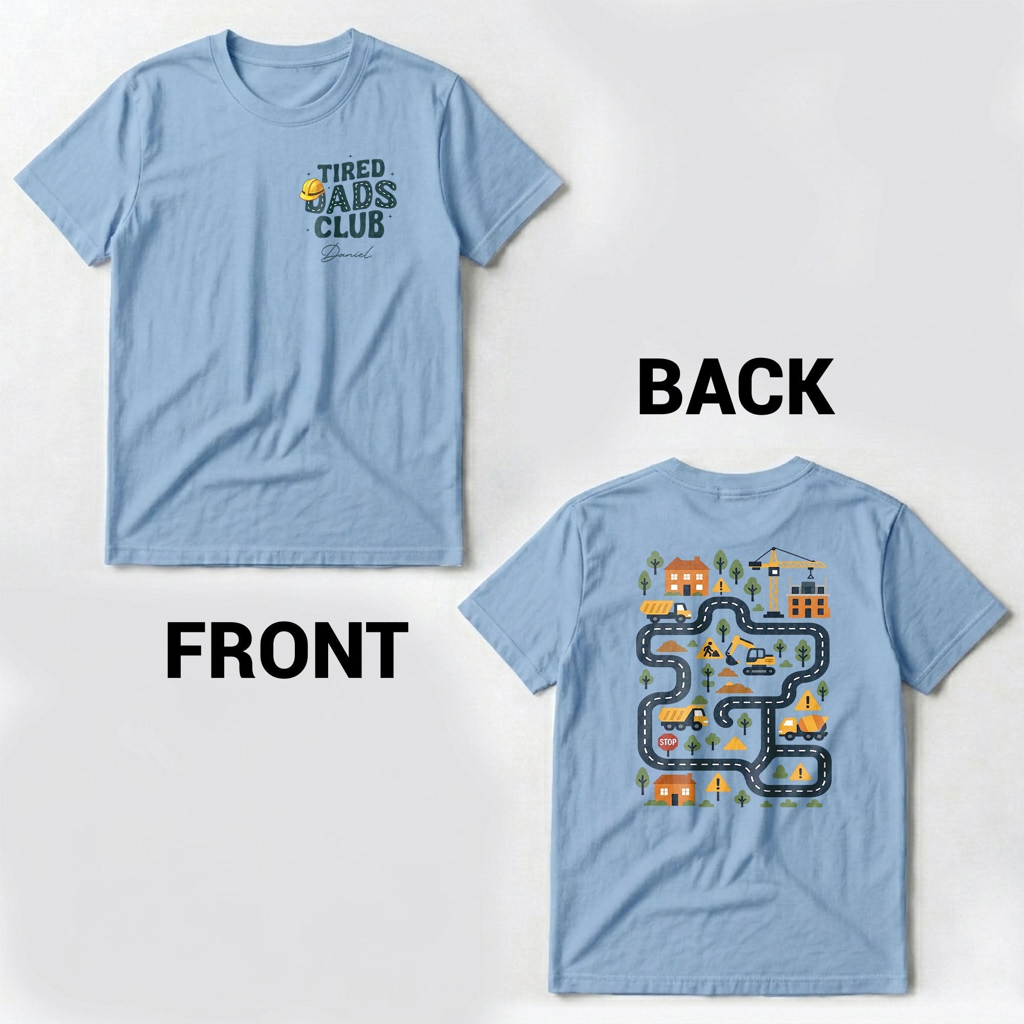 Personalized T-Shirt for Dad with Custom Text & Design