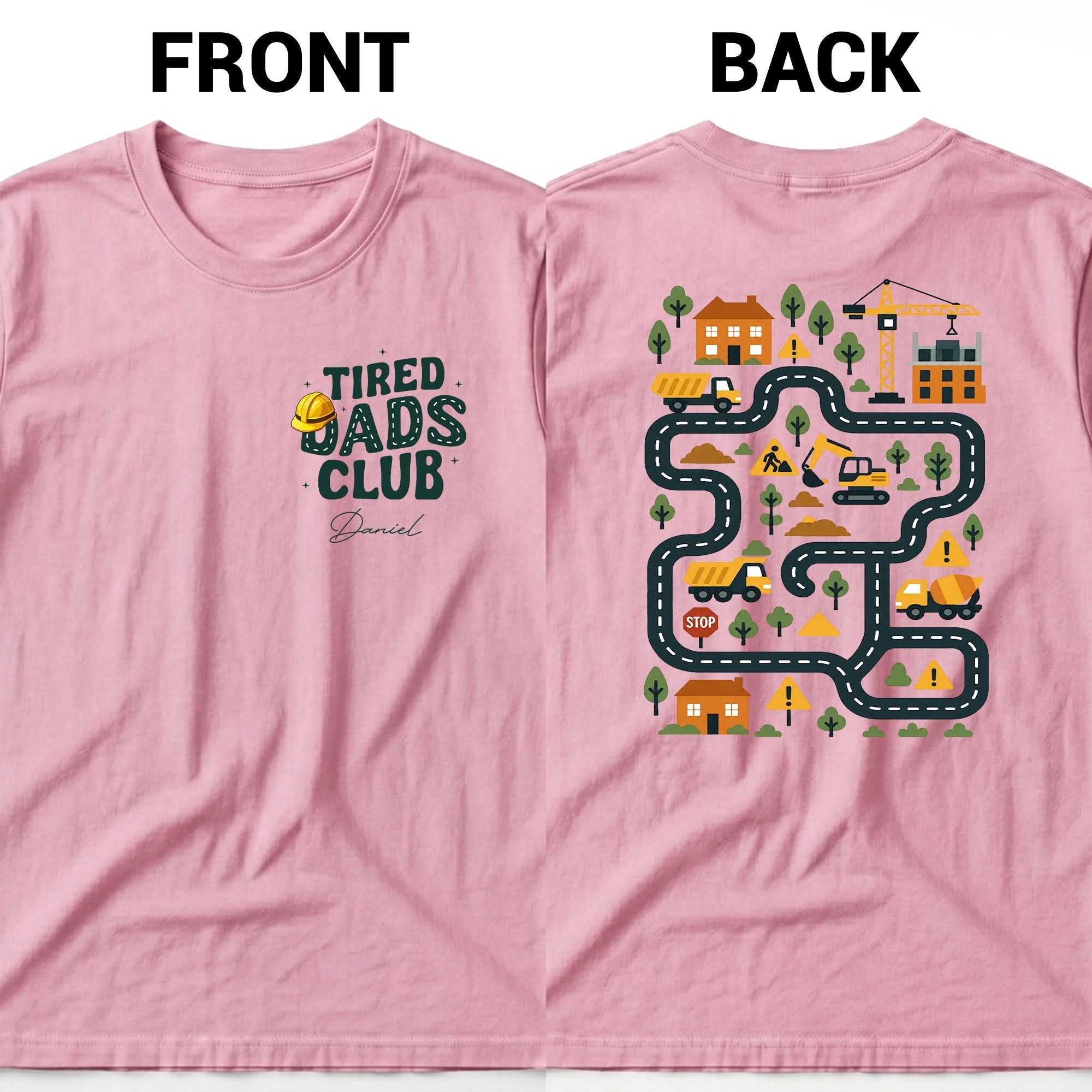 Personalized T-Shirt for Dad with Custom Text & Design
