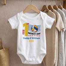 Load image into Gallery viewer, Personalized Custom Baby Onesie for Dad 1st Father's Day Gift
