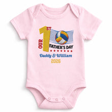 Load image into Gallery viewer, Personalized Custom Baby Onesie for Dad 1st Father's Day Gift
