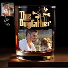 Load image into Gallery viewer, Personalized Custom Photo Whiskey Glass Gift for Dog Dad
