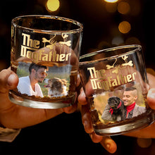 Load image into Gallery viewer, Personalized Custom Photo Whiskey Glass Gift for Dog Dad
