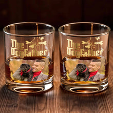Load image into Gallery viewer, Personalized Custom Photo Whiskey Glass Gift for Dog Dad
