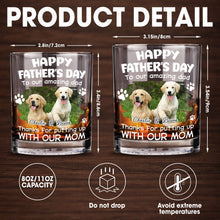 Load image into Gallery viewer, Personalized Whiskey Glass Custom Dog Photo Gift for Dad
