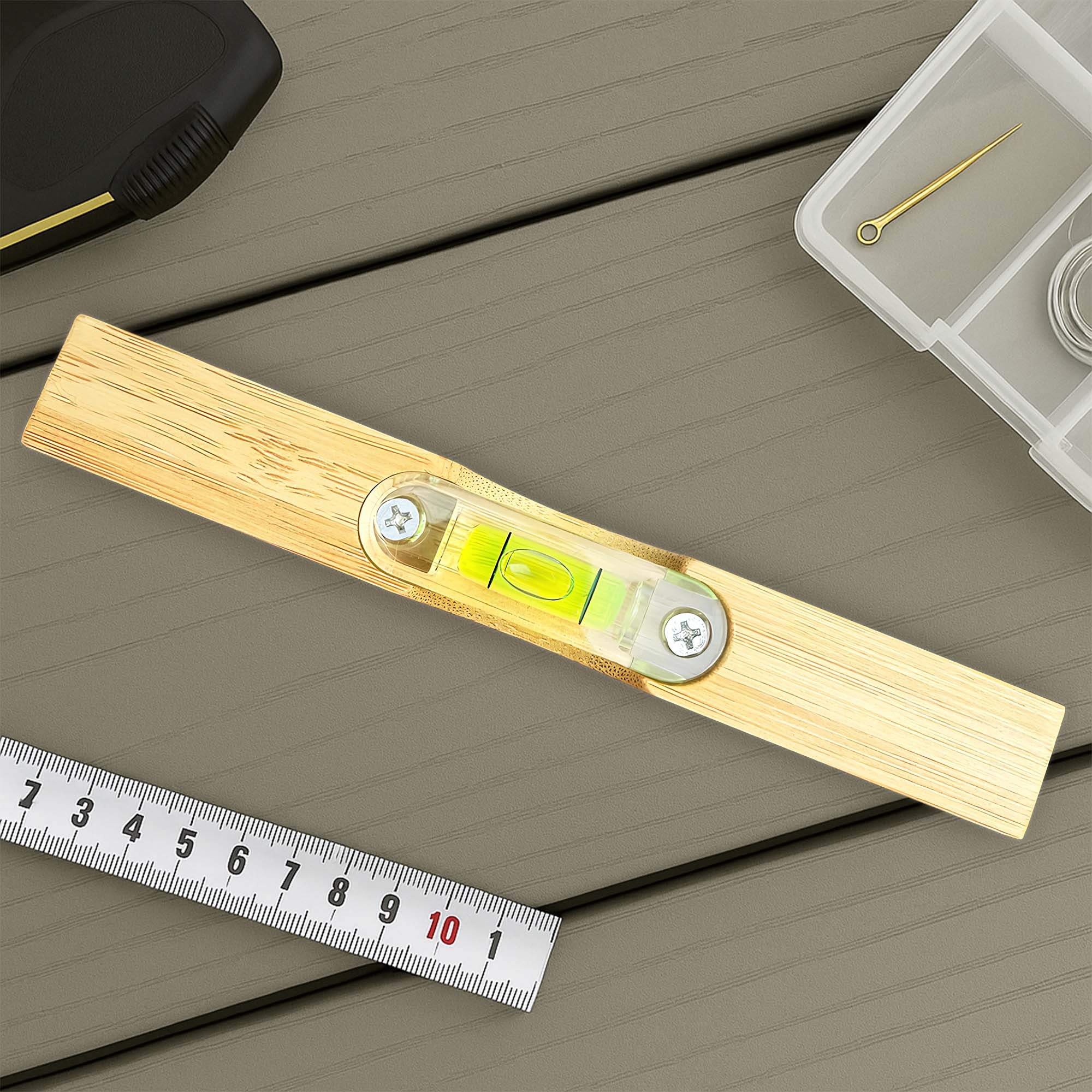 Personalized Wooden Spirit Level Bottle Opener Gift for Dad