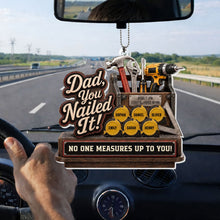 Load image into Gallery viewer, Personalized Acrylic Car Ornament Custom Gift for Dad
