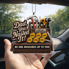 Load image into Gallery viewer, Personalized Acrylic Car Ornament Custom Gift for Dad
