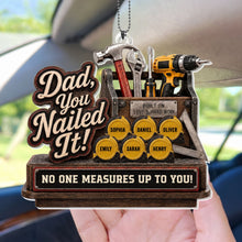 Load image into Gallery viewer, Personalized Acrylic Car Ornament Custom Gift for Dad
