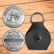 Load image into Gallery viewer, Personalized Pocket Hug Custom Message Gift for Dad's 1st Father's Day
