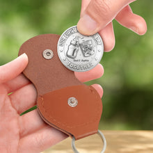 Load image into Gallery viewer, Personalized Pocket Hug Custom Message Gift for Dad's 1st Father's Day
