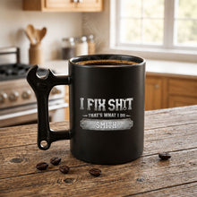 Load image into Gallery viewer, Personalized Wrench Handle Coffee Mug Custom Name Gift for Dad
