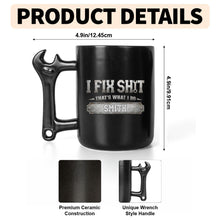 Load image into Gallery viewer, Personalized Wrench Handle Coffee Mug Custom Name Gift for Dad
