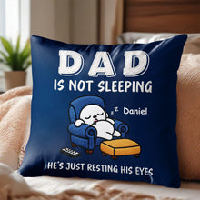 Load image into Gallery viewer, Personalized Custom Pillow for Dad Embroidery Effect Gift
