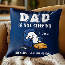 Load image into Gallery viewer, Personalized Custom Pillow for Dad Embroidery Effect Gift
