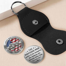 Load image into Gallery viewer, Personalized Pocket Hug Best Dad Ever Gift Custom Token
