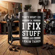Load image into Gallery viewer, Personalized Wrench Handle Mug Custom Gift for Dad
