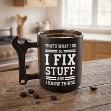 Load image into Gallery viewer, Personalized Wrench Handle Mug Custom Gift for Dad
