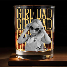 Load image into Gallery viewer, Personalized Custom Whiskey Glass Photo Upload Gift for Dad
