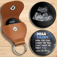 Load image into Gallery viewer, Personalized Ultrasound Photo Pocket Hug Custom Gift for Dad
