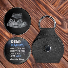 Load image into Gallery viewer, Personalized Ultrasound Photo Pocket Hug Custom Gift for Dad
